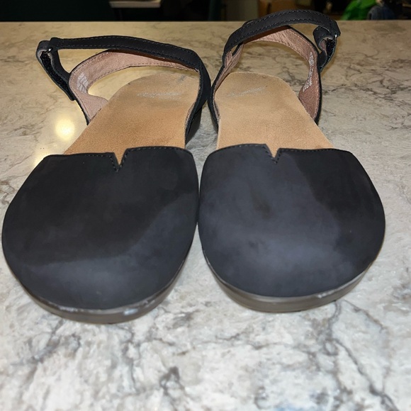 Dansko Women's Black Rowan Nubuck Leather Mary Jane Sandals Close Toe Size 39 - Picture 1 of 9